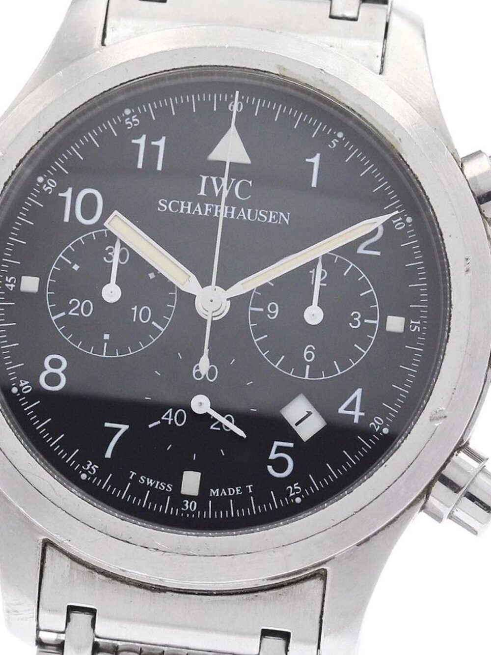 IWC SCHAFFHAUSEN Freeger IW374102 Date Chronograph Quartz Men's Watch_938349